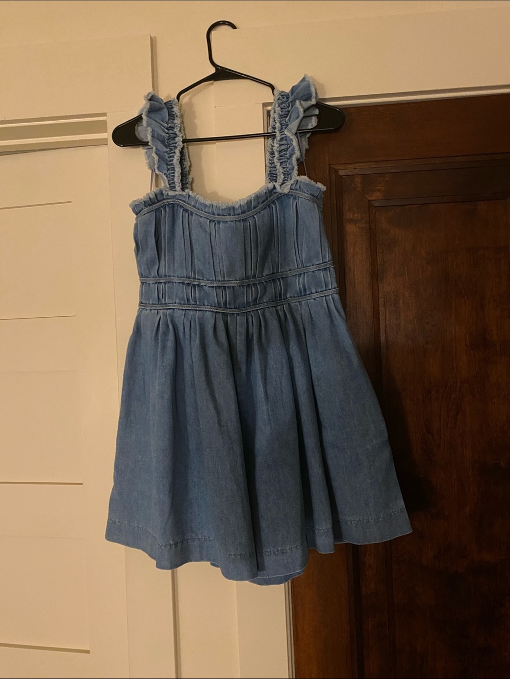 Vestique Denim Romper sz L